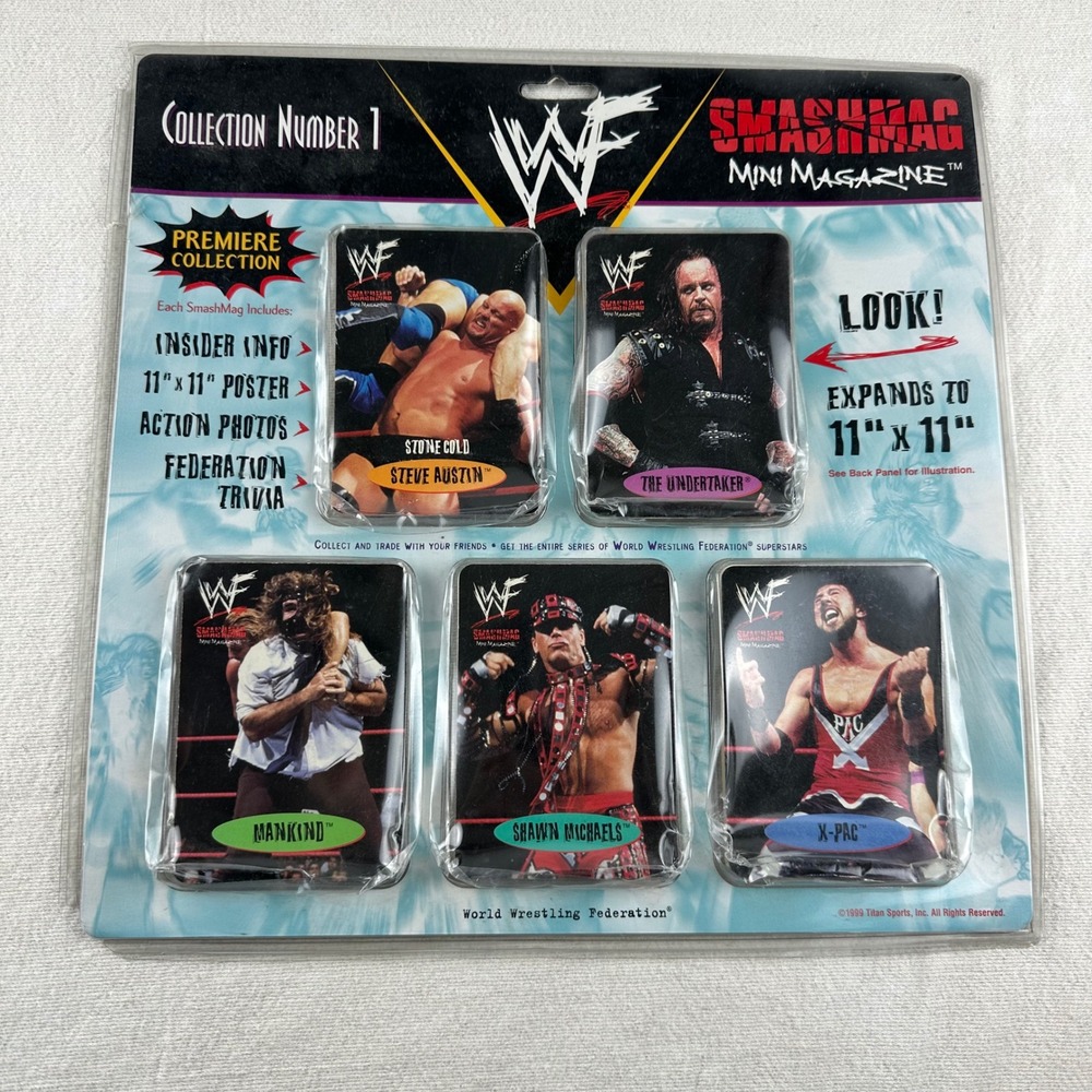 Collection Number 1 WWF SMASHMAG MINI Magazine‎